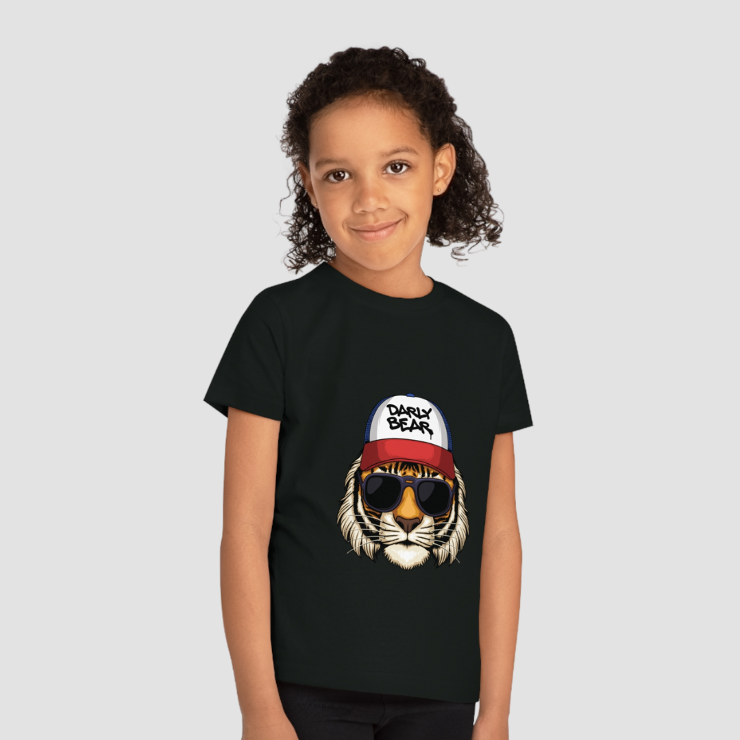 Darly Bear Tiger Trucker T-Shirt