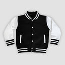 Born Cool - Kids Black Varsity Jacket | Sequin Tiger
