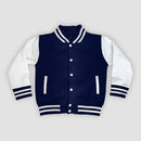 Born Cool -  Kids Navy Varsity Jacket | Sequin Tiger