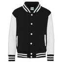 Born Cool - Kids Black Varsity Jacket | Sequin Tiger