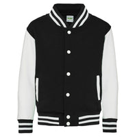 Born Cool - Kids Black Varsity Jacket | Sequin Tiger
